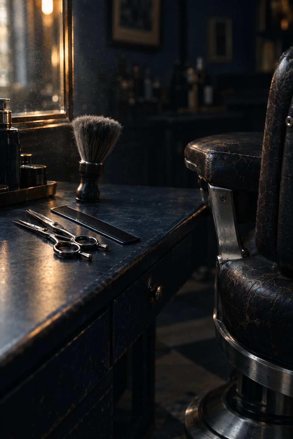 Barber and salon tools and working kit